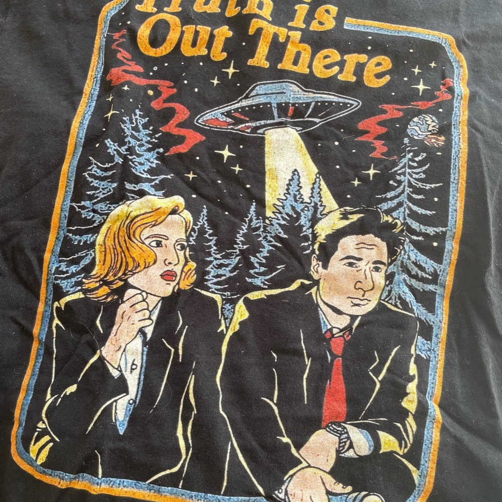 X-files Truth is Out There Printed Tee